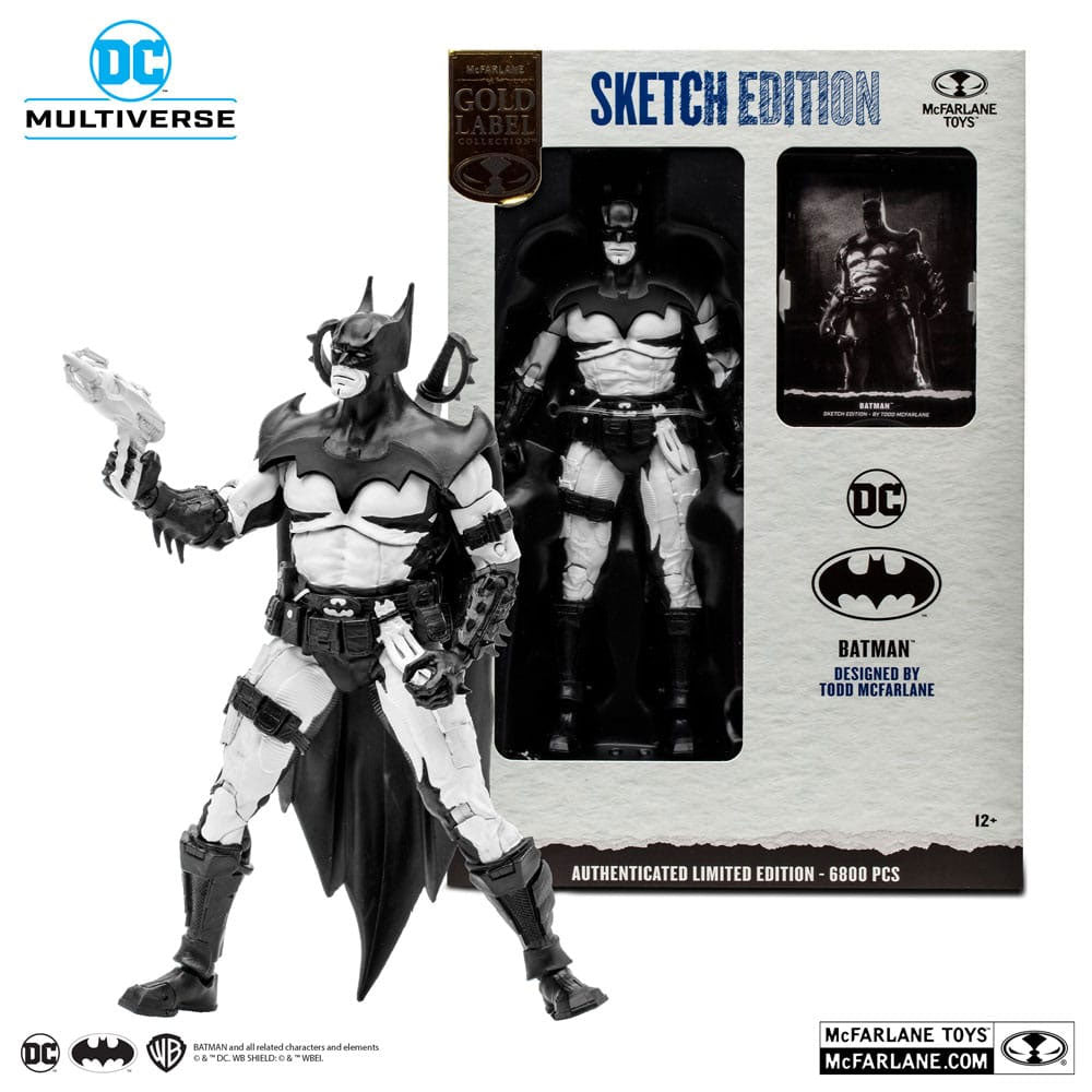 DC Multiverse Batman by Todd McFarlane Sketch Edition (Gold Label)