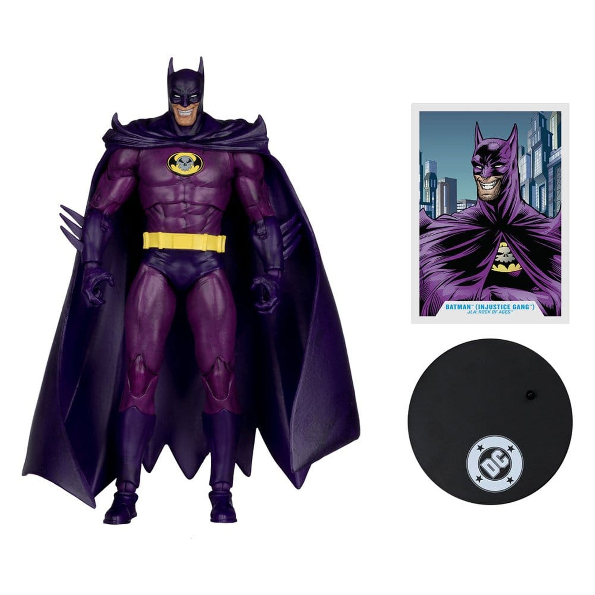 DC Multiverse Batman (Injustice Gang) (JLA: Rock of Ages) (Red Platinum Edtion) -Action Figure