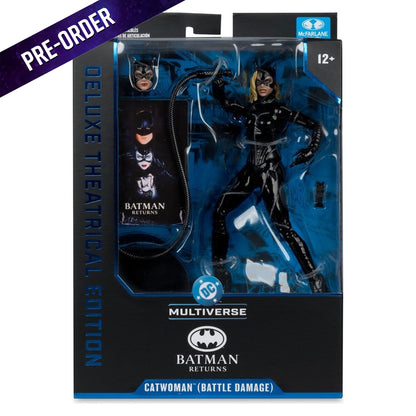DC Multiverse Catwoman (Battle Damage) (Batman Returns) Deluxe Theatrical Edition -Action Figure