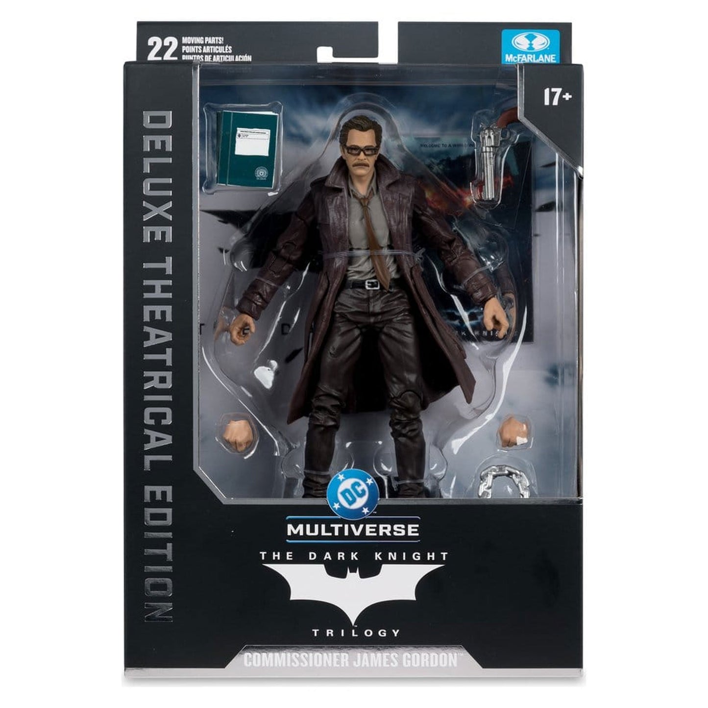 DC Multiverse Commissioner James Gordon (The Dark Knight Trilogy) Deluxe Theatrical Edition -Action Figure