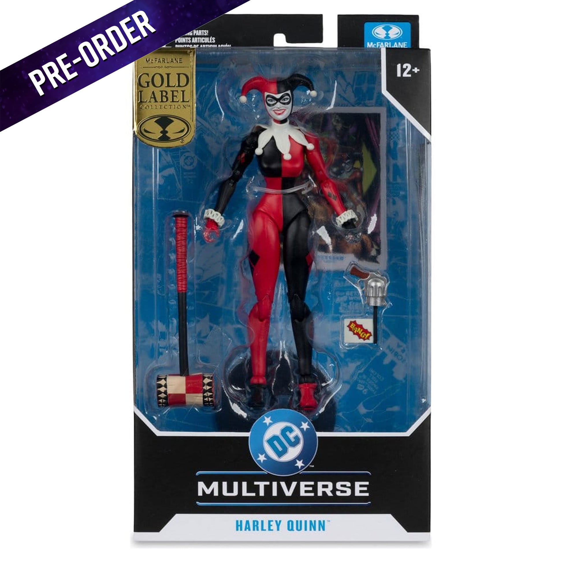 DC Multiverse Harley Quinn (DC Classic) (Gold Label) -Action Figure