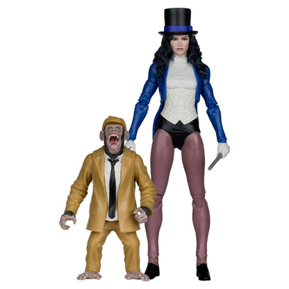 DC Multiverse McFarlane Zatanna with Detective Chimp Collector Edition #53 -Action Figure