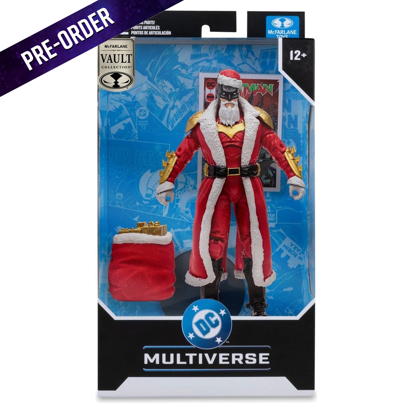 DC Multiverse McFarlane Vault Collection Batman (Red Santa Suit) -Action Figure