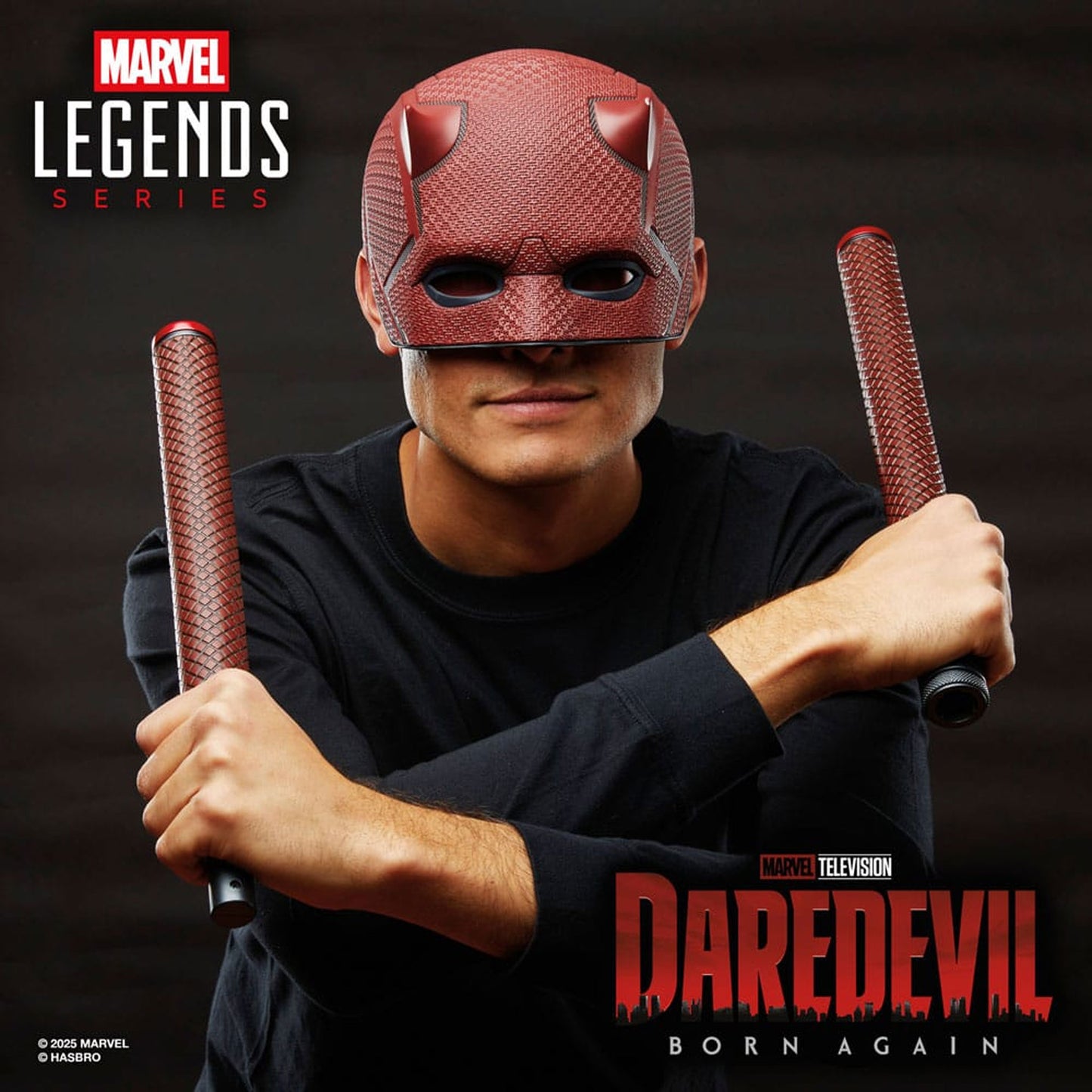 Daredevil: Born Again Premium Roleplay Mask and Billy Club -Replica