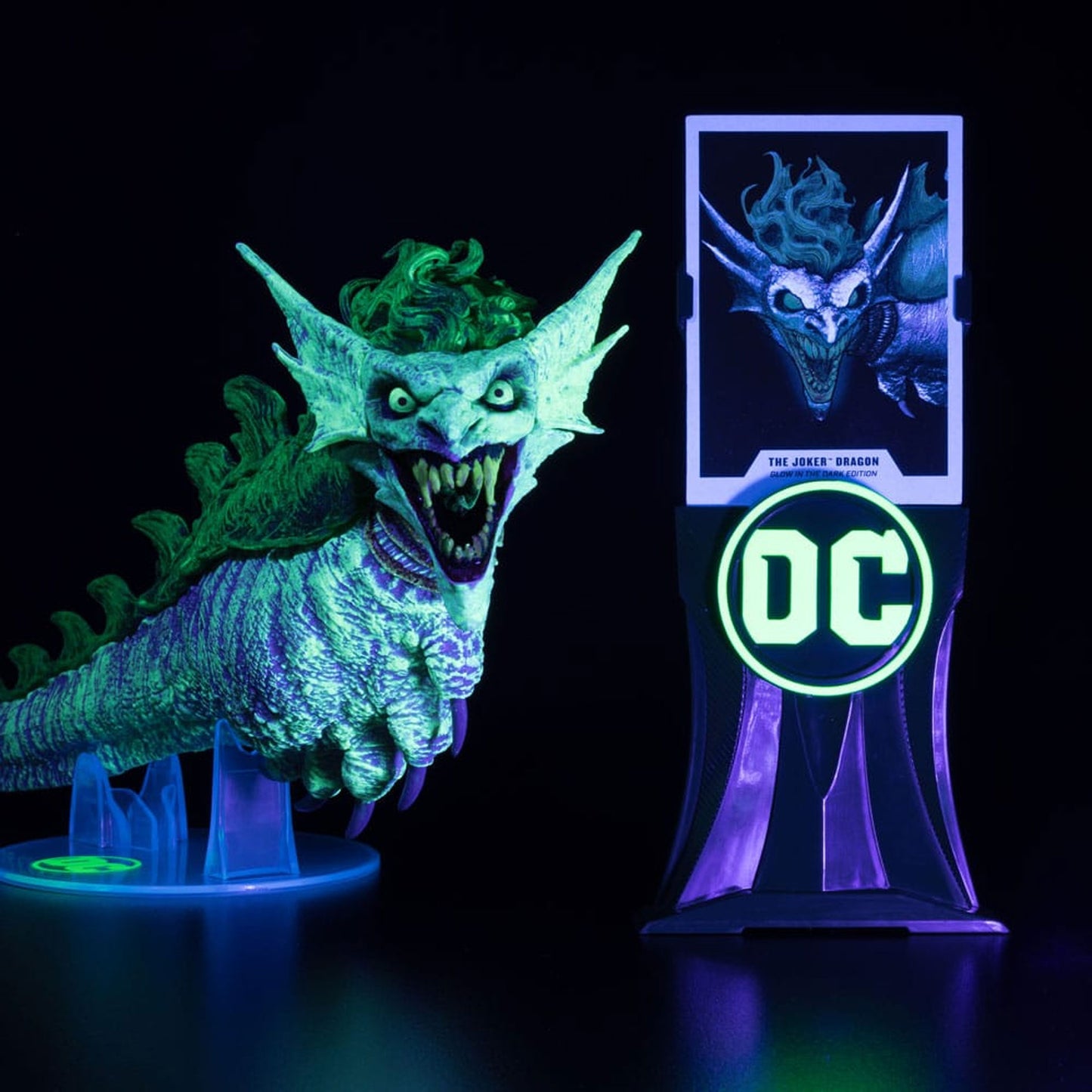 Dark Nights: Metal DC Multiverse Action Figure The Joker Dragon Glow in the Dark Edition (Gold Label)