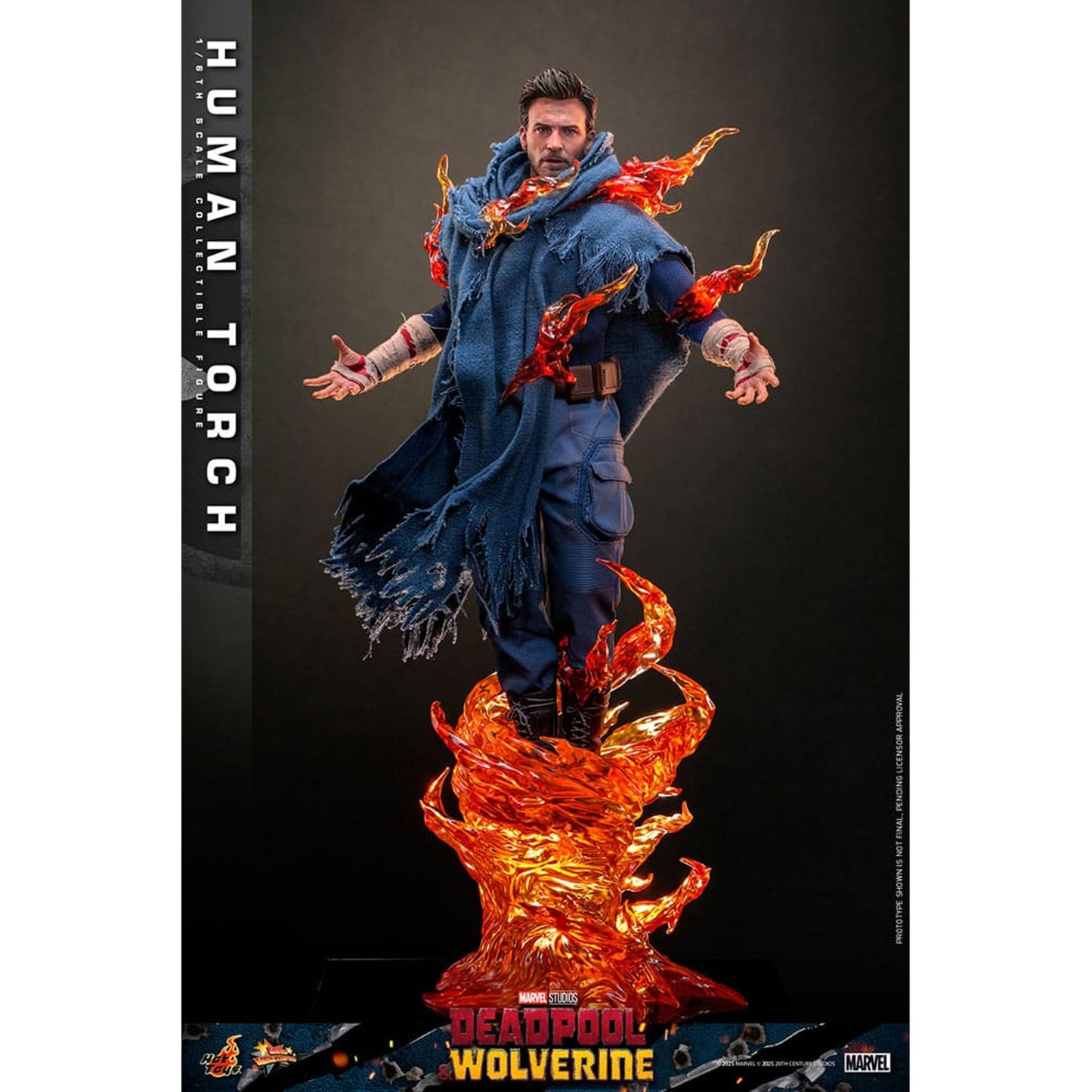 Deadpool & Wolverine Movie Masterpiece Action Figure 1/6 Human Torch