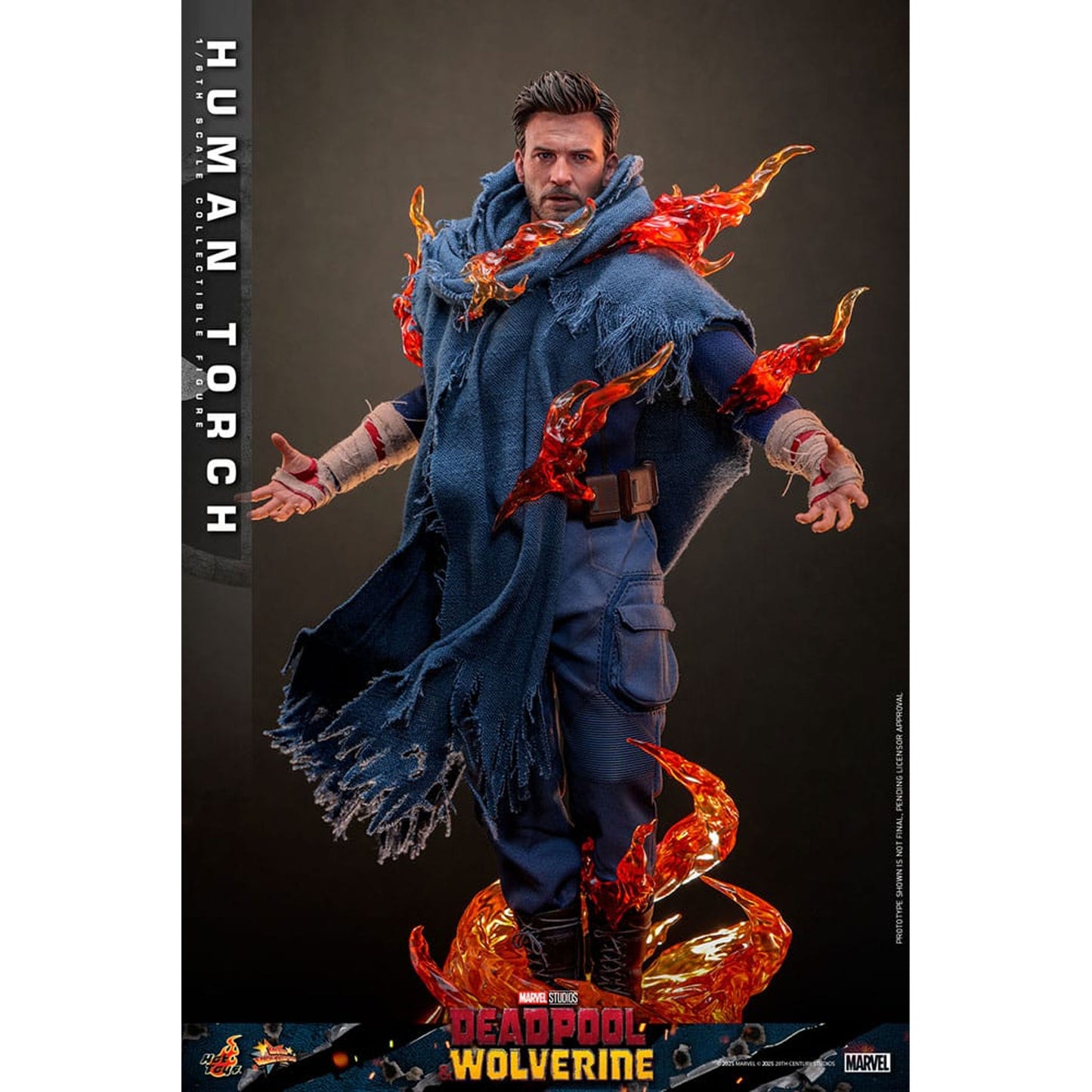 Deadpool & Wolverine Movie Masterpiece Action Figure 1/6 Human Torch