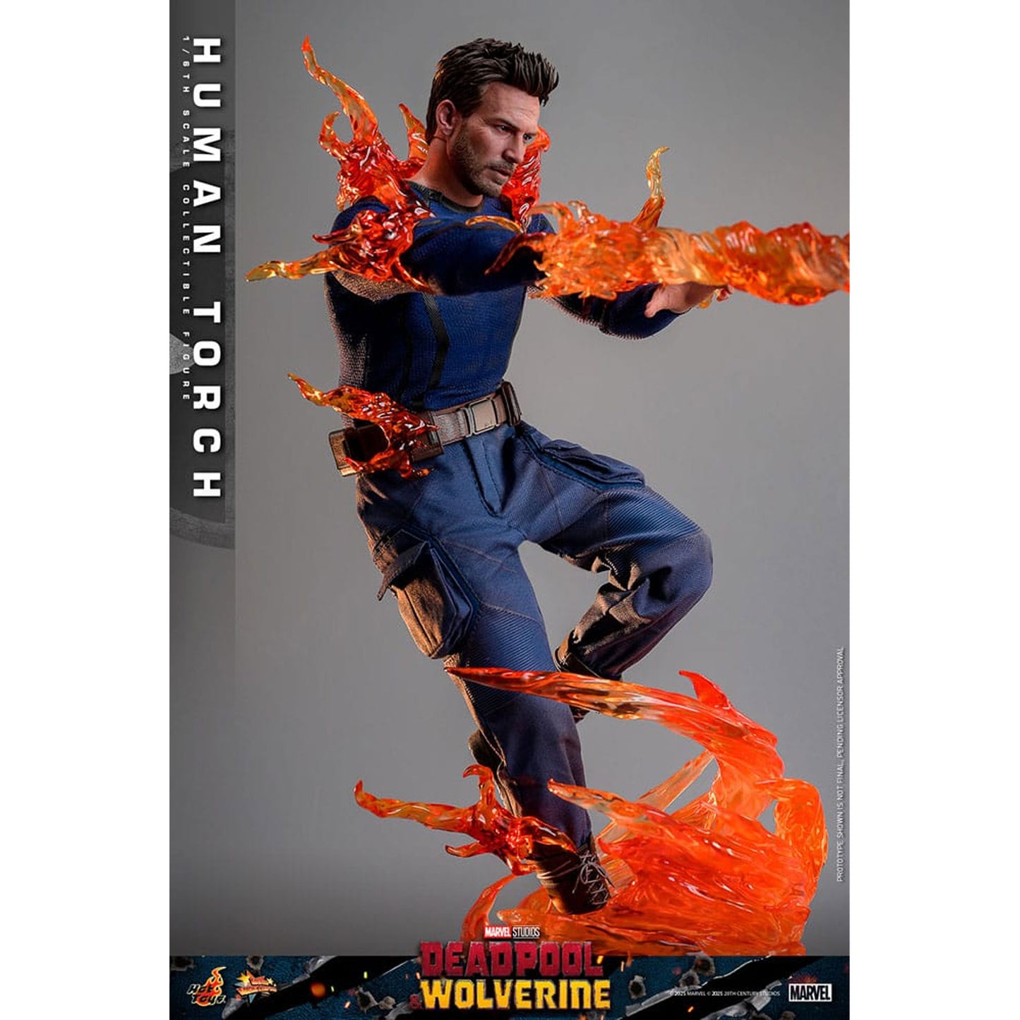 Deadpool & Wolverine Movie Masterpiece Action Figure 1/6 Human Torch