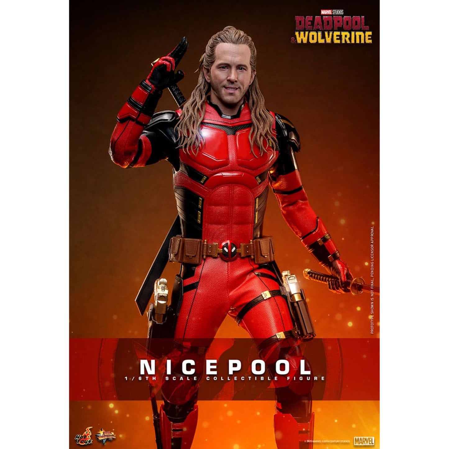 Deadpool & Wolverine Movie Masterpiece Action Figure 1/6 Nicepool