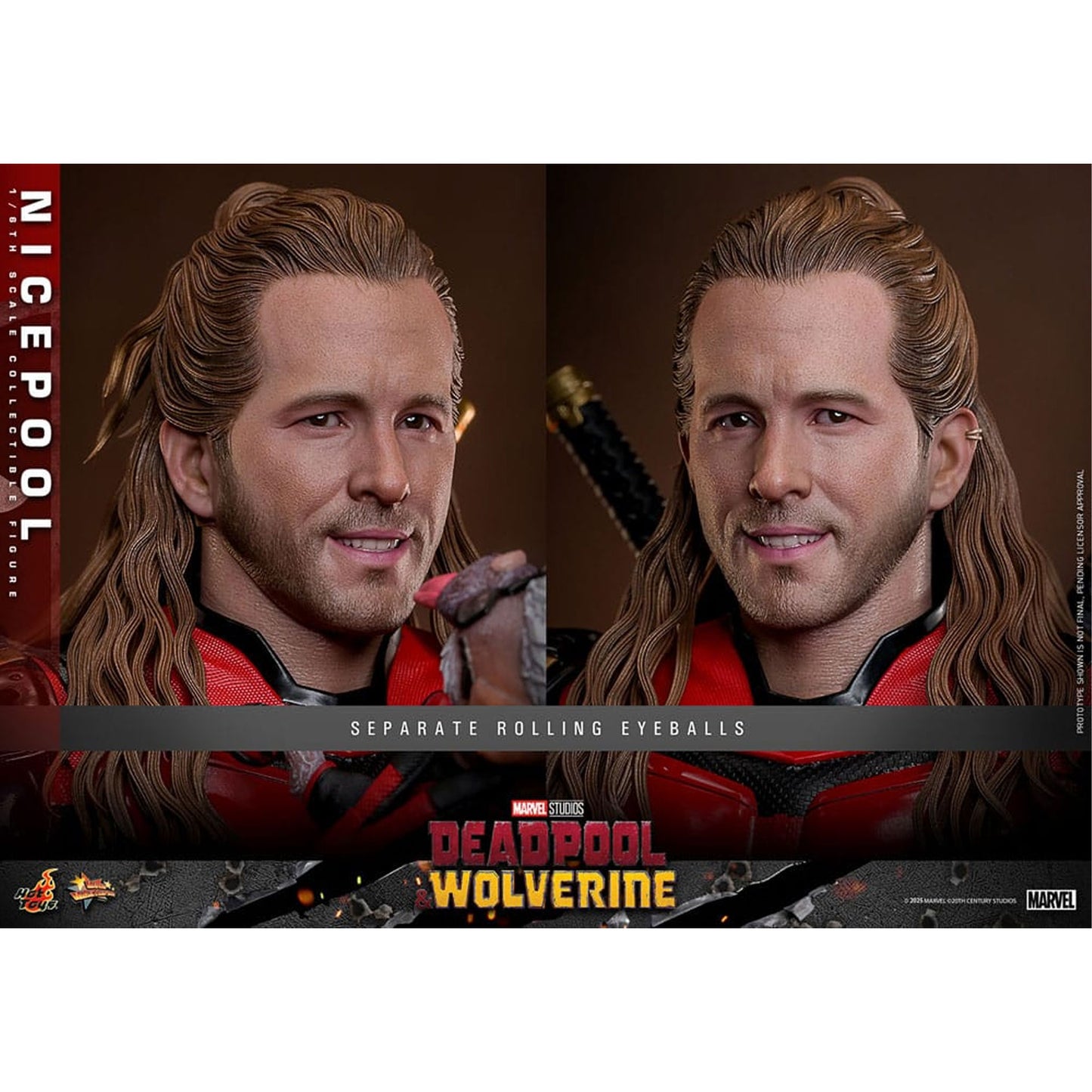 Deadpool & Wolverine Movie Masterpiece Action Figure 1/6 Nicepool