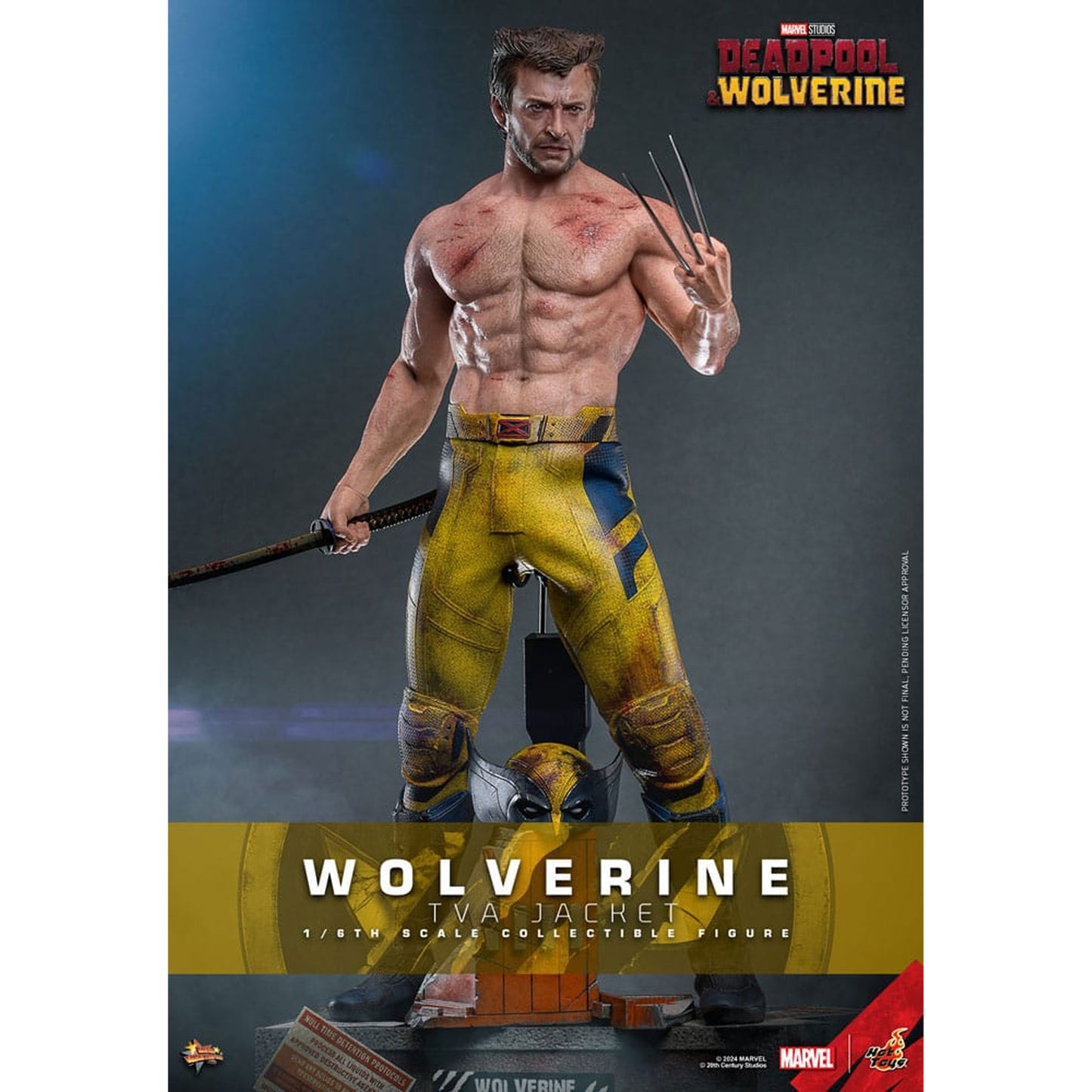 Deadpool & Wolverine Movie Masterpiece Action Figure 1/6 Wolverine (TVA Jacket Version)