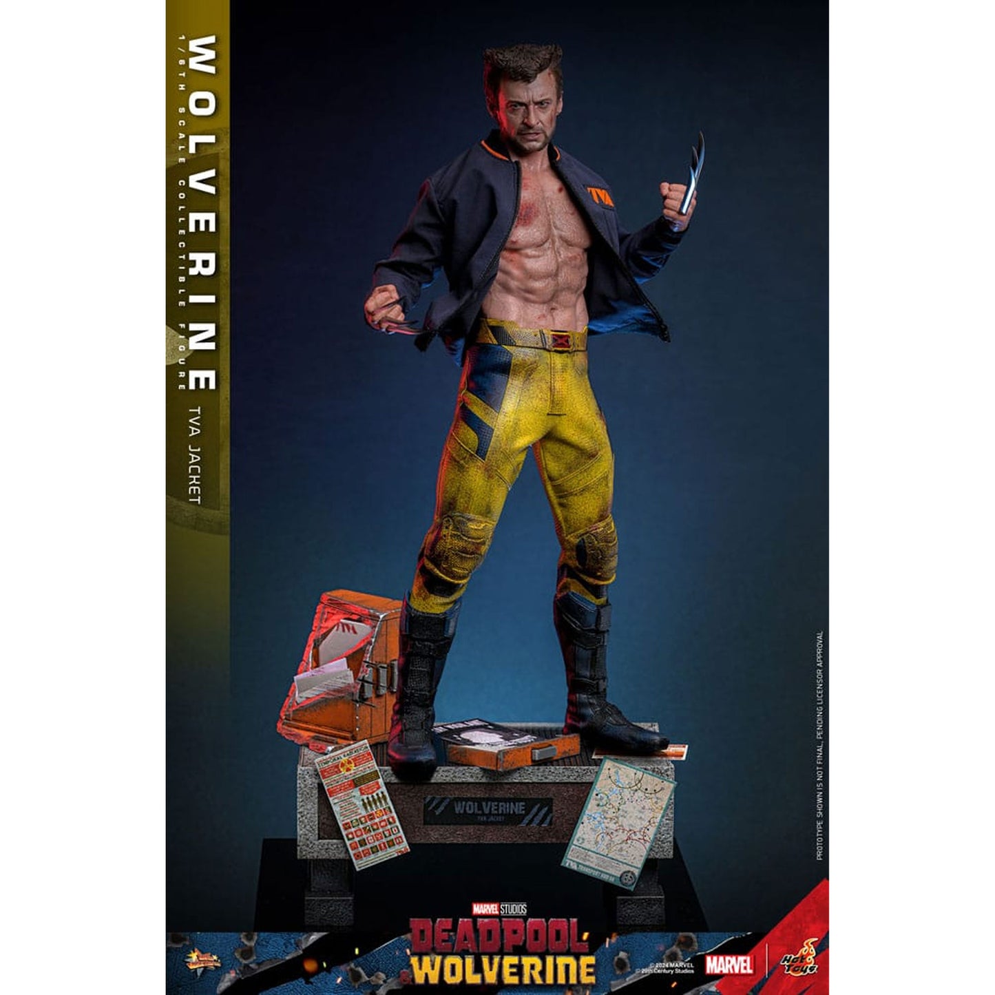 Deadpool & Wolverine Movie Masterpiece Action Figure 1/6 Wolverine (TVA Jacket Version)