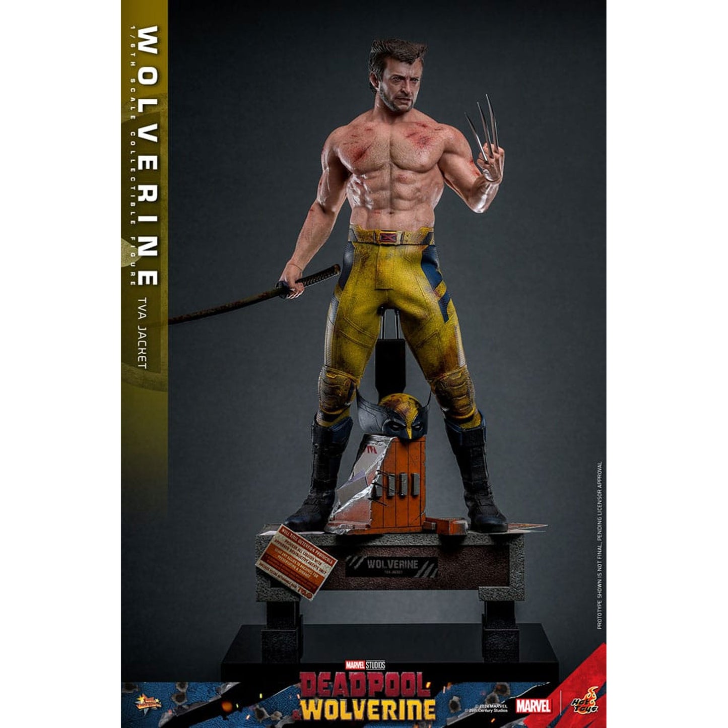 Deadpool & Wolverine Movie Masterpiece Action Figure 1/6 Wolverine (TVA Jacket Version)