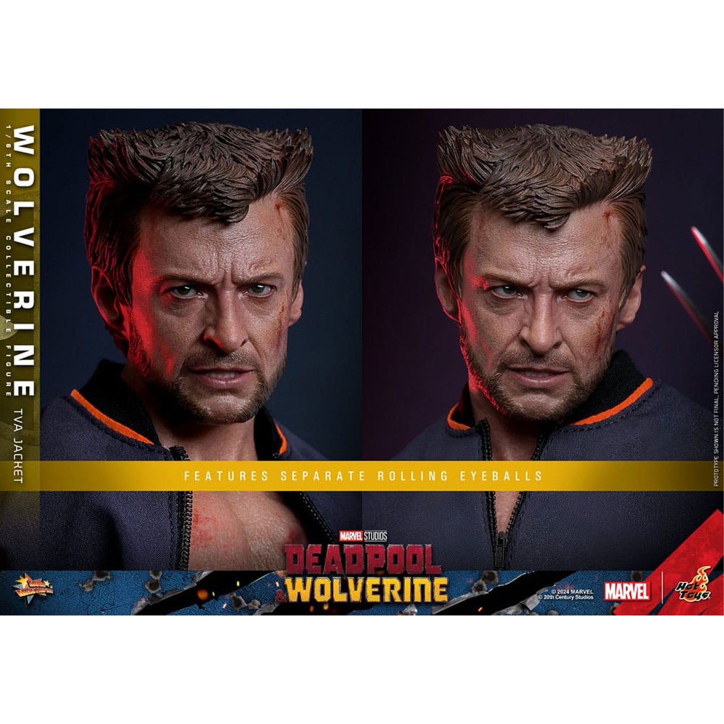 Deadpool & Wolverine Movie Masterpiece Action Figure 1/6 Wolverine (TVA Jacket Version)