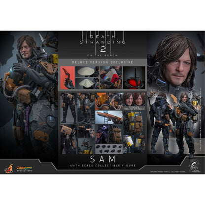 Death Stranding 2: On the Beach Videogame Masterpiece 1/6 Sam (Deluxe Version) -Action Figuuri