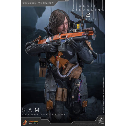 Death Stranding 2: On the Beach Videogame Masterpiece 1/6 Sam (Deluxe Version) -Action Figuuri