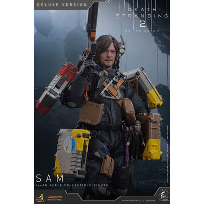 Death Stranding 2: On the Beach Videogame Masterpiece 1/6 Sam (Deluxe Version) -Action Figuuri