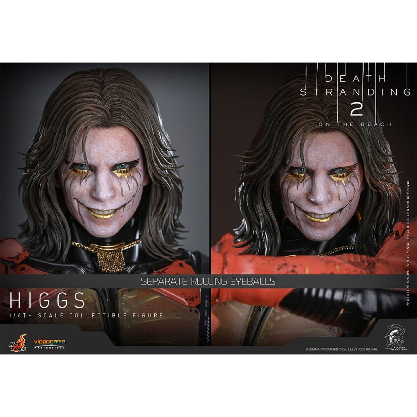 Death Stranding 2: On the Beach Videogame Masterpiece 1/6 Higgs 33 cm -Action Figure