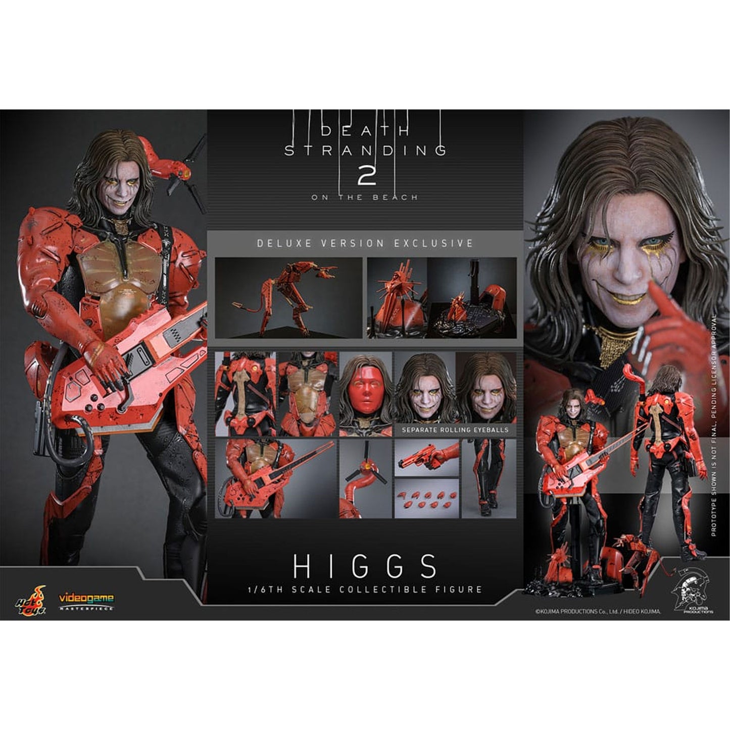 Death Stranding 2: On the Beach Videogame Masterpiece 1/6 Higgs (Deluxe Version) -Action Figure