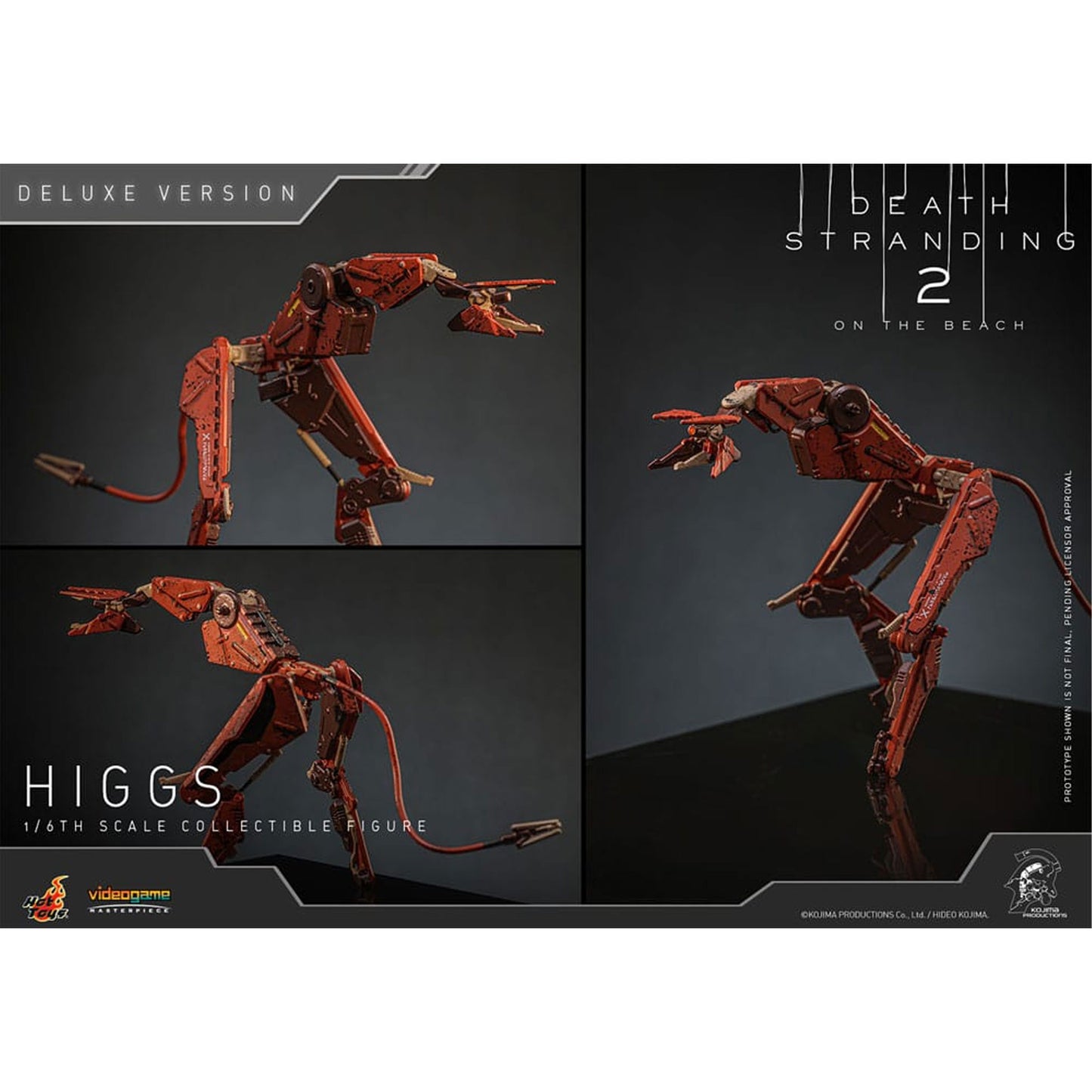 Death Stranding 2: On the Beach Videogame Masterpiece 1/6 Higgs (Deluxe Version) -Action Figure