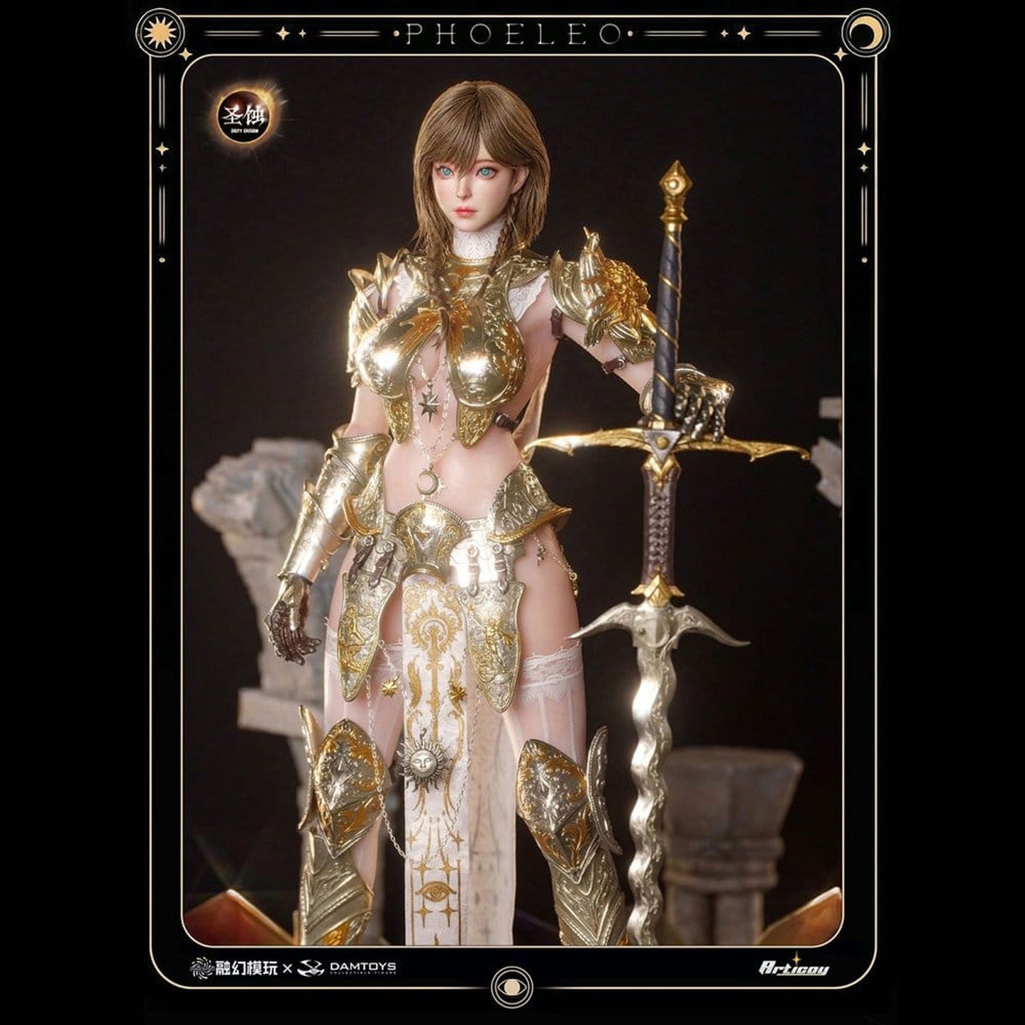 Deity Erosion 1/6 Hwit ole-Phoeleo (Rooted Hair Version) -Action Figure