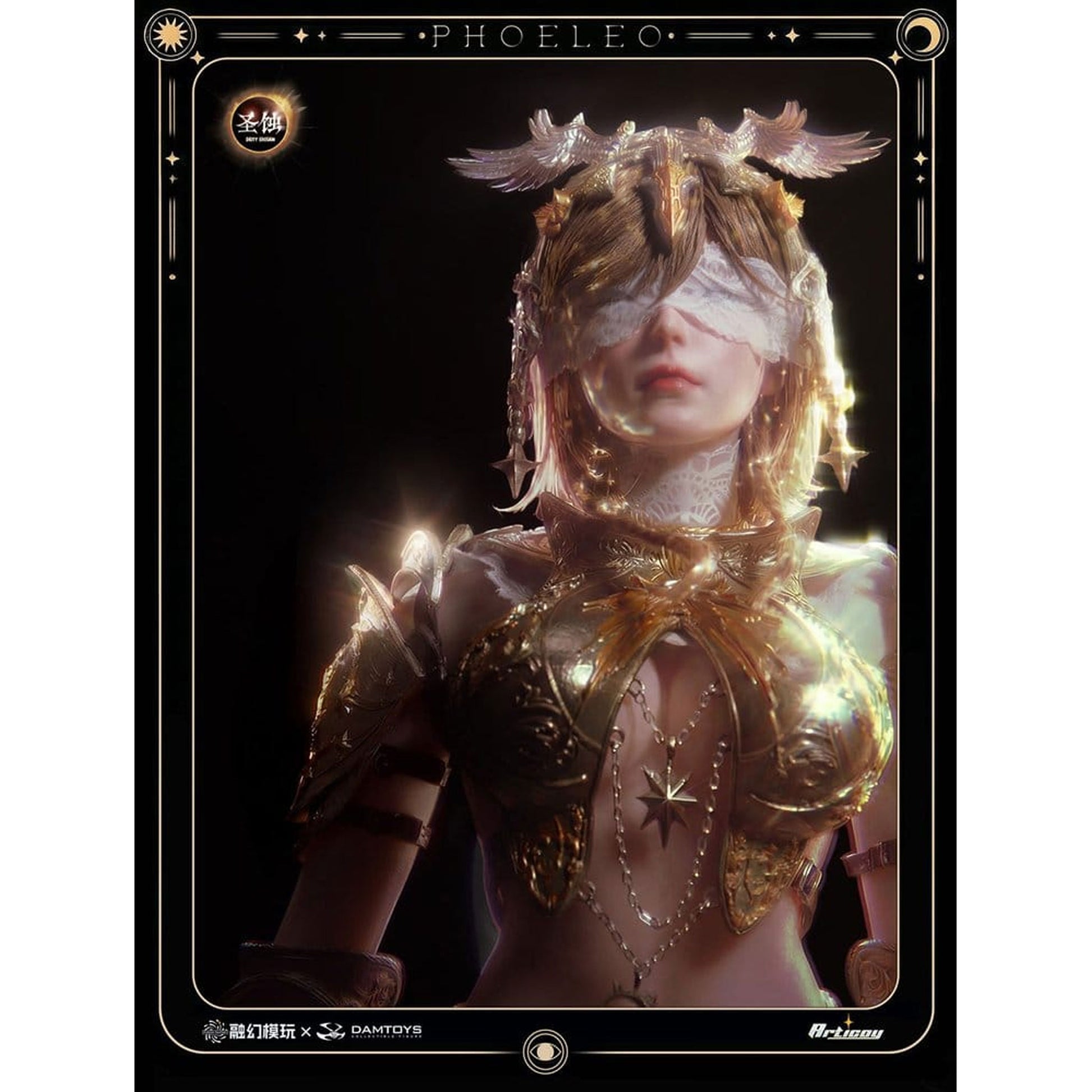 Deity Erosion 1/6 Hwit ole-Phoeleo (Rooted Hair Version) -Action Figure