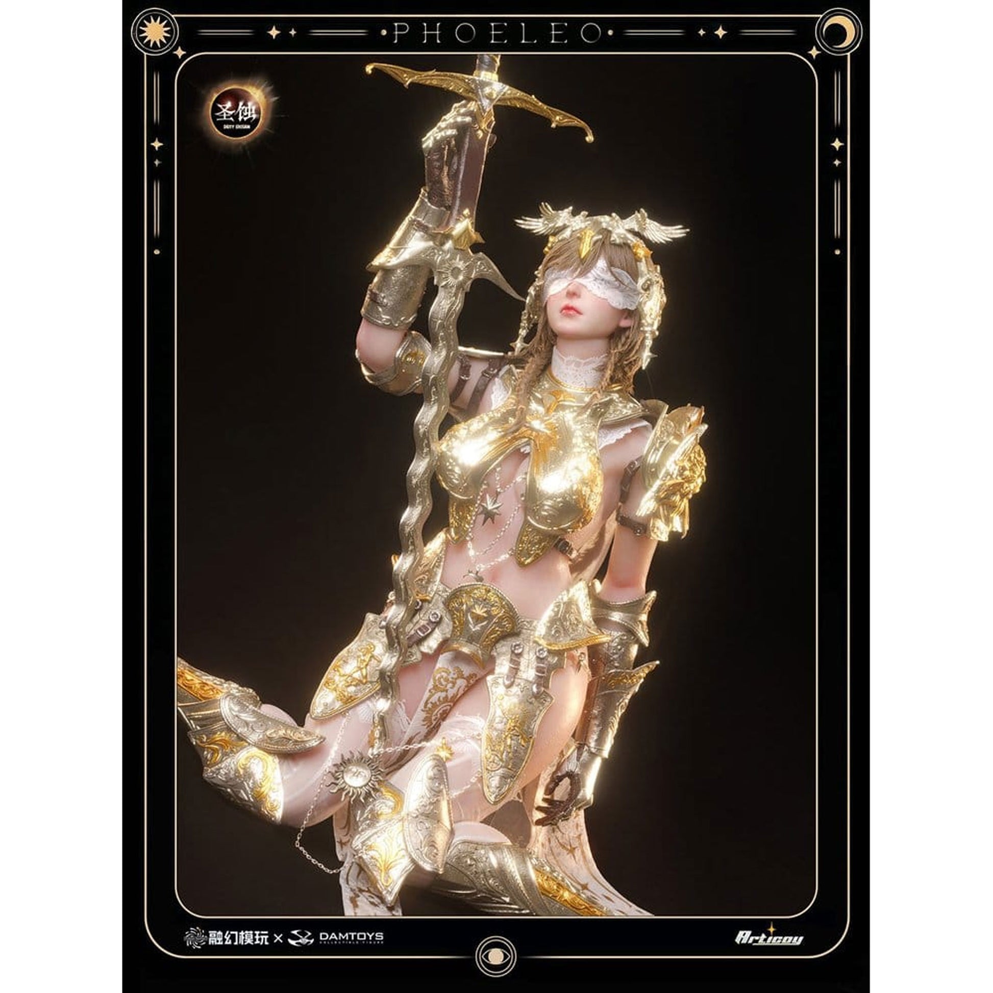 Deity Erosion 1/6 Hwit ole-Phoeleo (Rooted Hair Version) -Action Figure