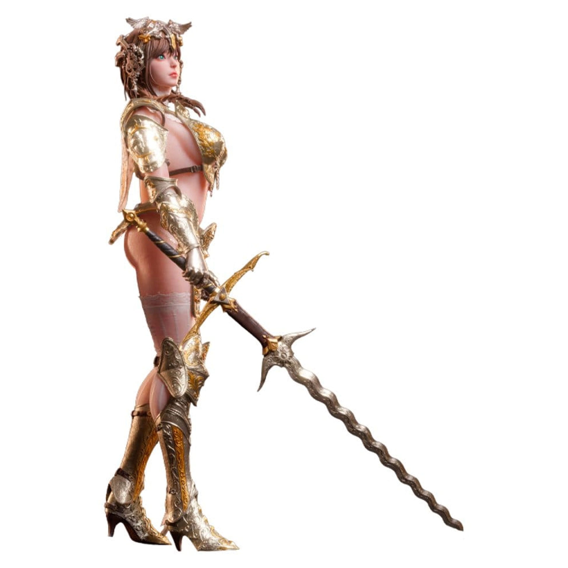 Deity Erosion 1/6 Hwit ole-Phoeleo (Sculpted Hair Version) -Action Figure