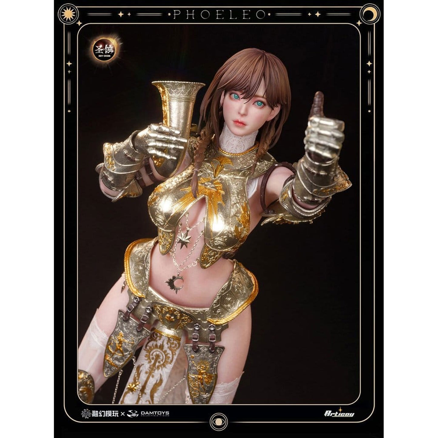 Deity Erosion 1/6 Hwit ole-Phoeleo (Sculpted Hair Version) -Action Figure