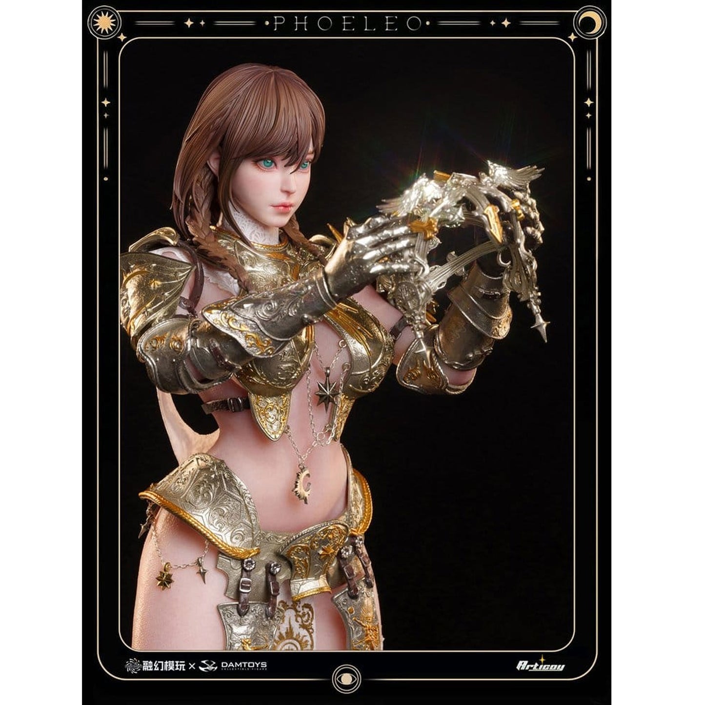 Deity Erosion 1/6 Hwit ole-Phoeleo (Sculpted Hair Version) -Action Figure