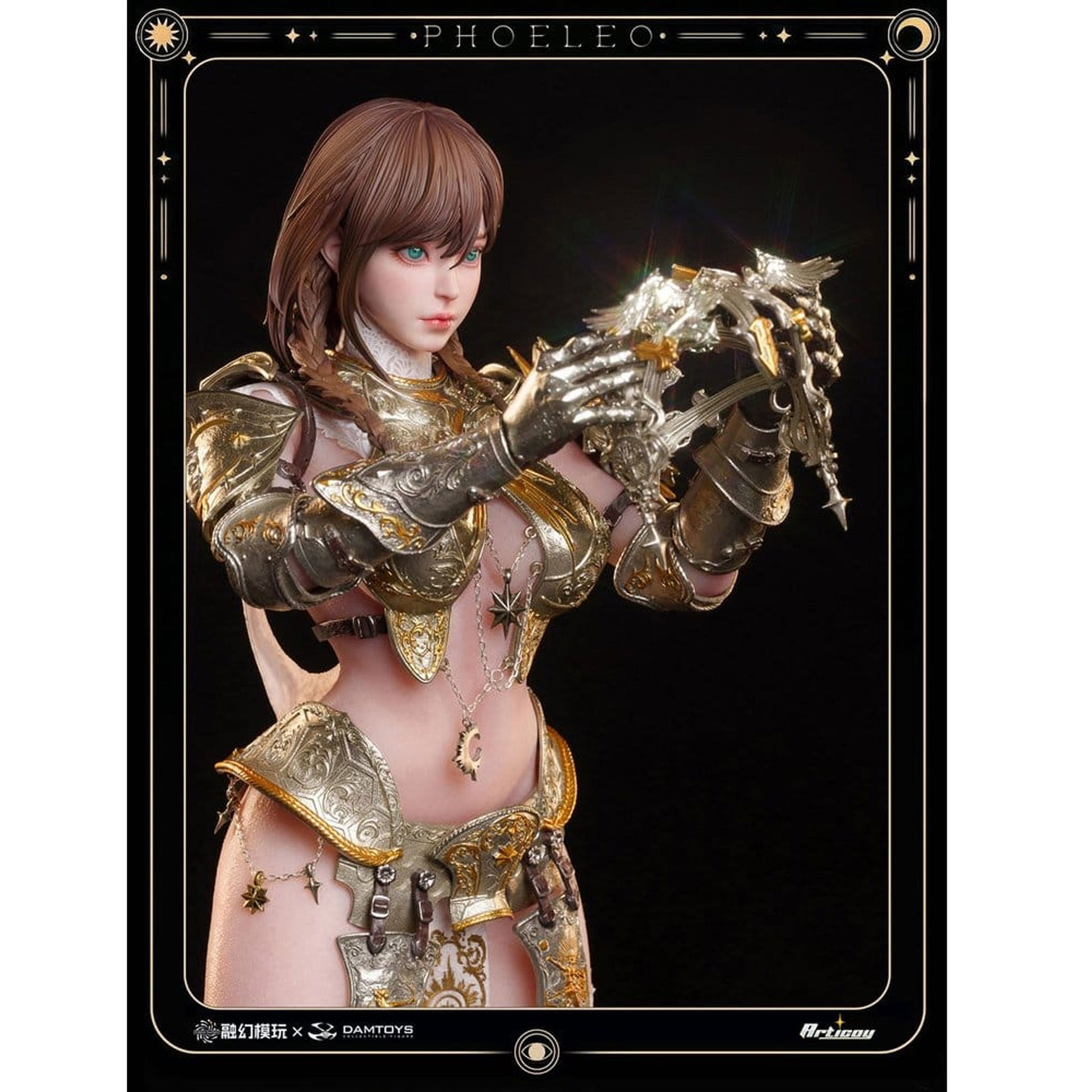 Deity Erosion 1/6 Hwit ole-Phoeleo (Sculpted Hair Version) -Action Figure