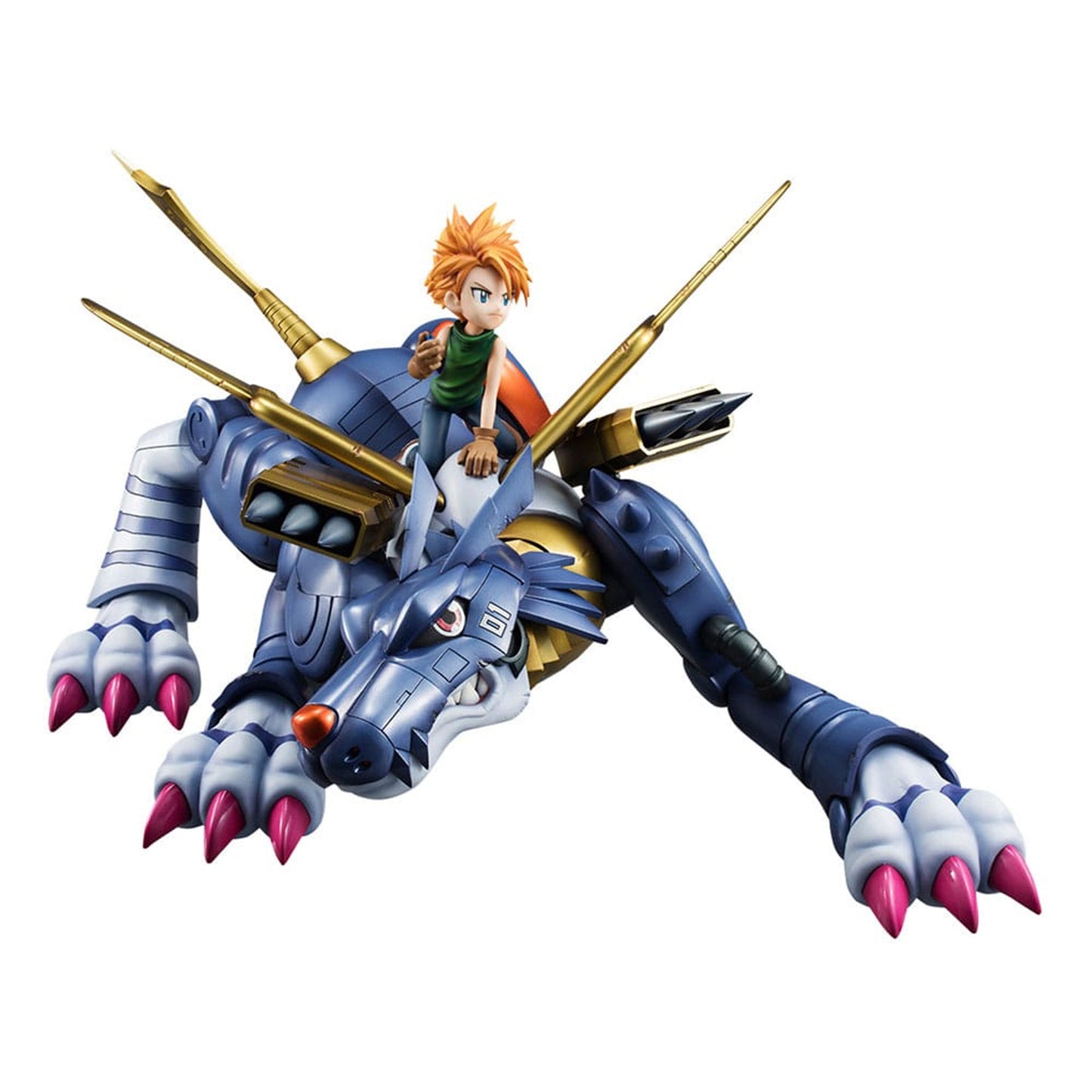 Digimon Adventure Precious G.E.M. Series Metal Garurumon & Ishida Yamato