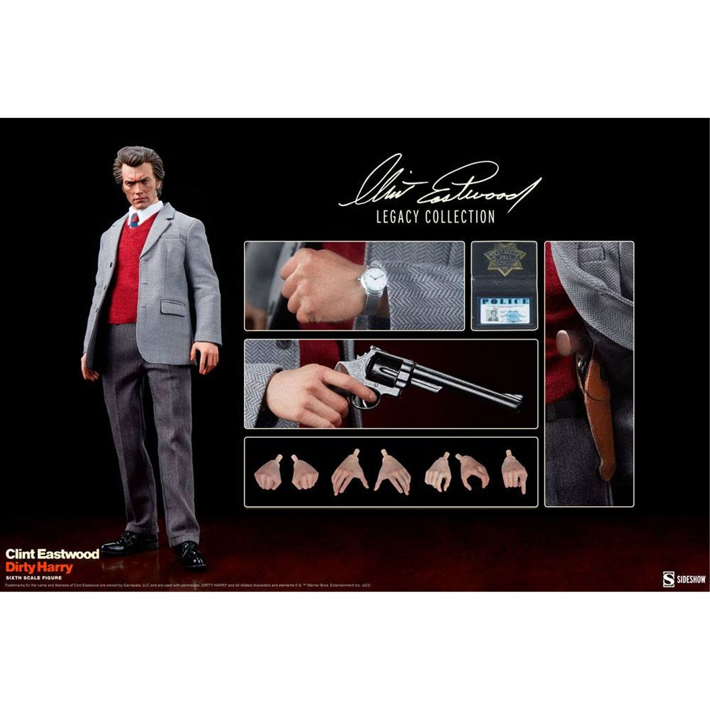 Dirty Harry Clint Eastwood Legacy Collection 1/6 Harry Callahan