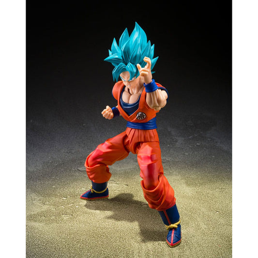 Dragon Ball Super S.H.Figuarts Super Saiyan God Super Son Goku (Blue power transcending Limits) -Action Figure