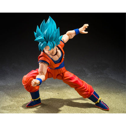 Dragon Ball Super S.H.Figuarts Super Saiyan God Super Son Goku (Blue power transcending Limits) -Action Figure