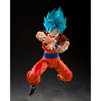 Dragon Ball Super S.H.Figuarts Super Saiyan God Super Son Goku (Blue power transcending Limits) -Action Figure