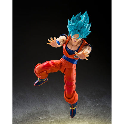 Dragon Ball Super S.H.Figuarts Super Saiyan God Super Son Goku (Blue power transcending Limits) -Action Figure