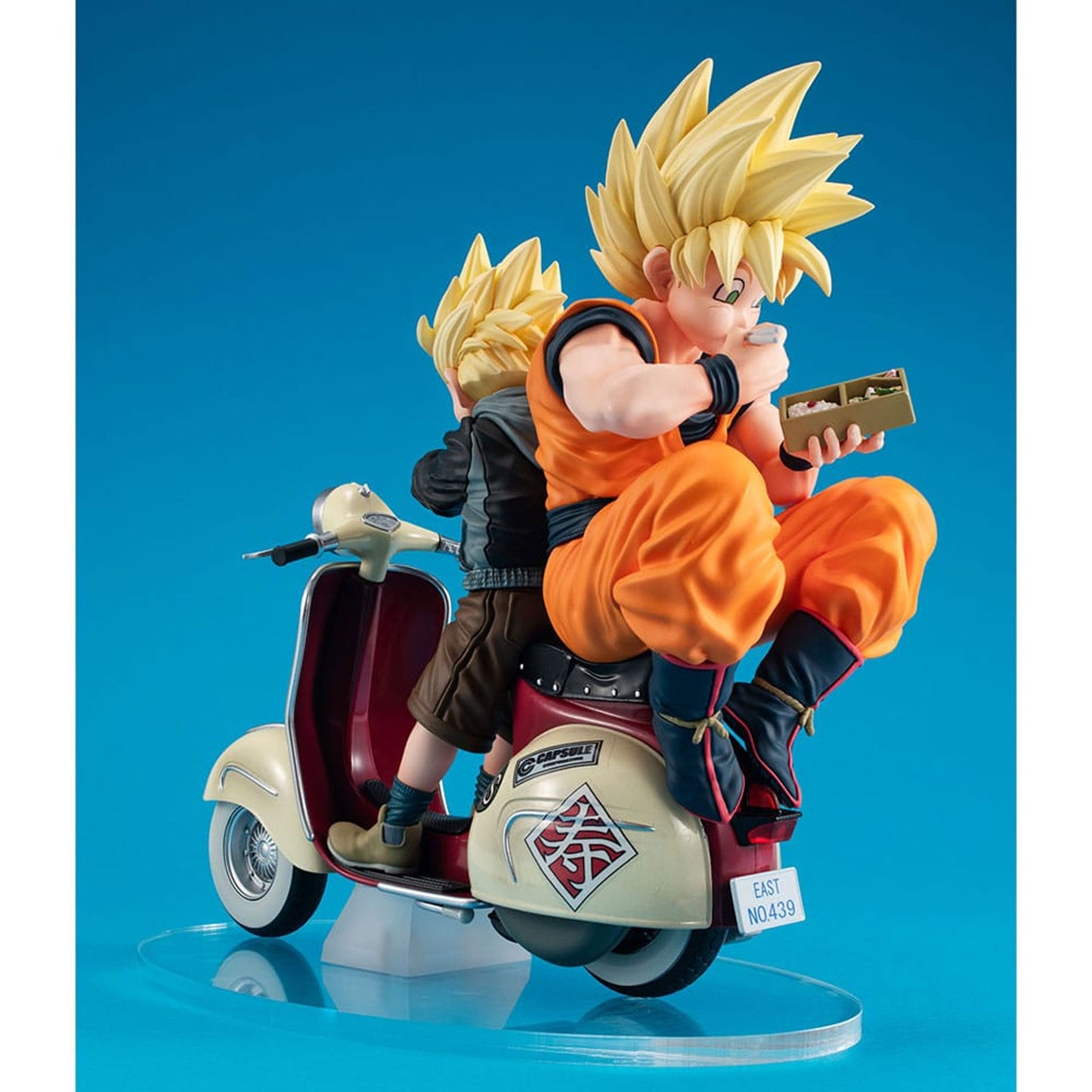 Dragonball Z 05 Desktop Real McCoy Super Saiyan Son Goku & Super Saiyan Son Gohan & Motorbike