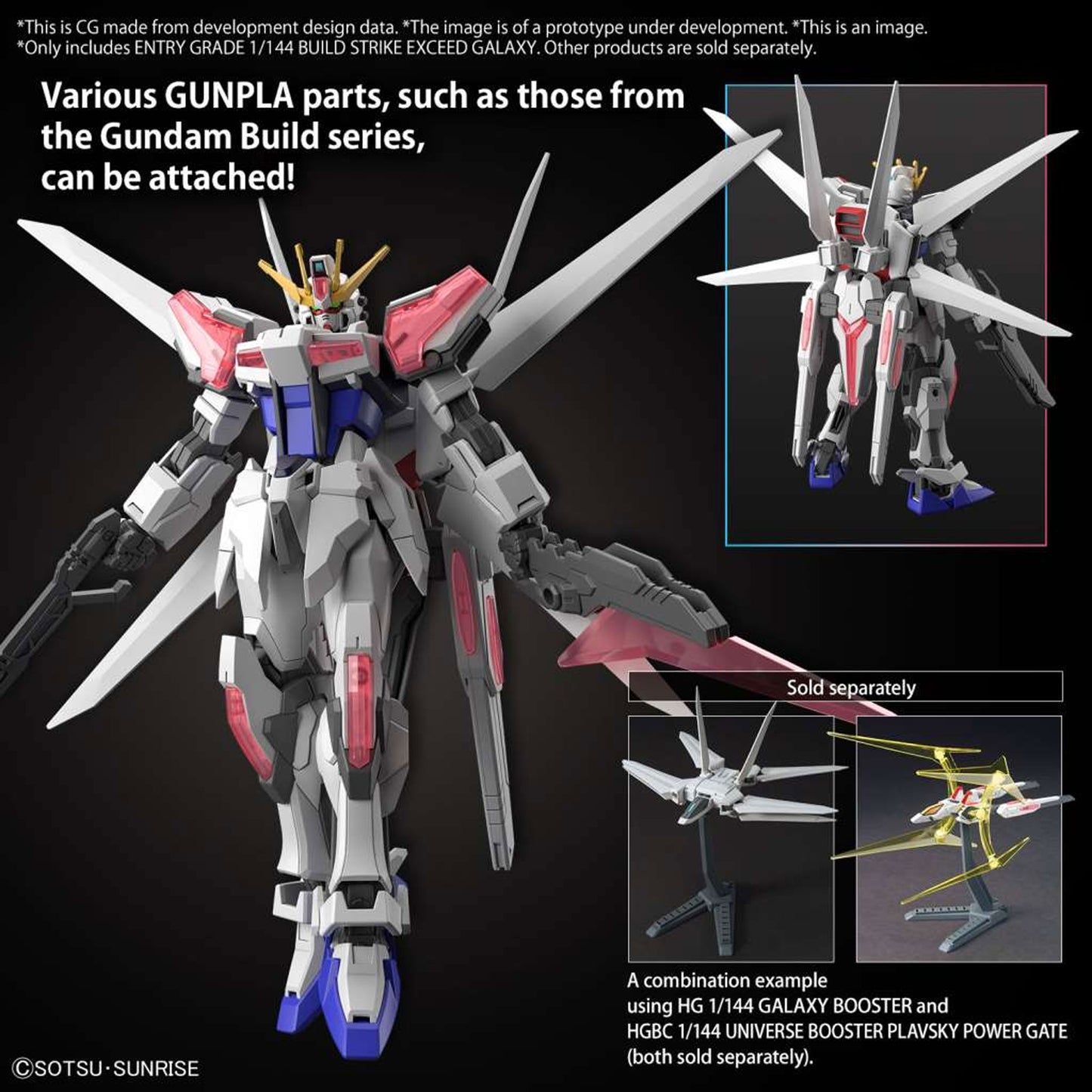 Eg Build Strike Exceed Galaxy 1/144 -Model kit