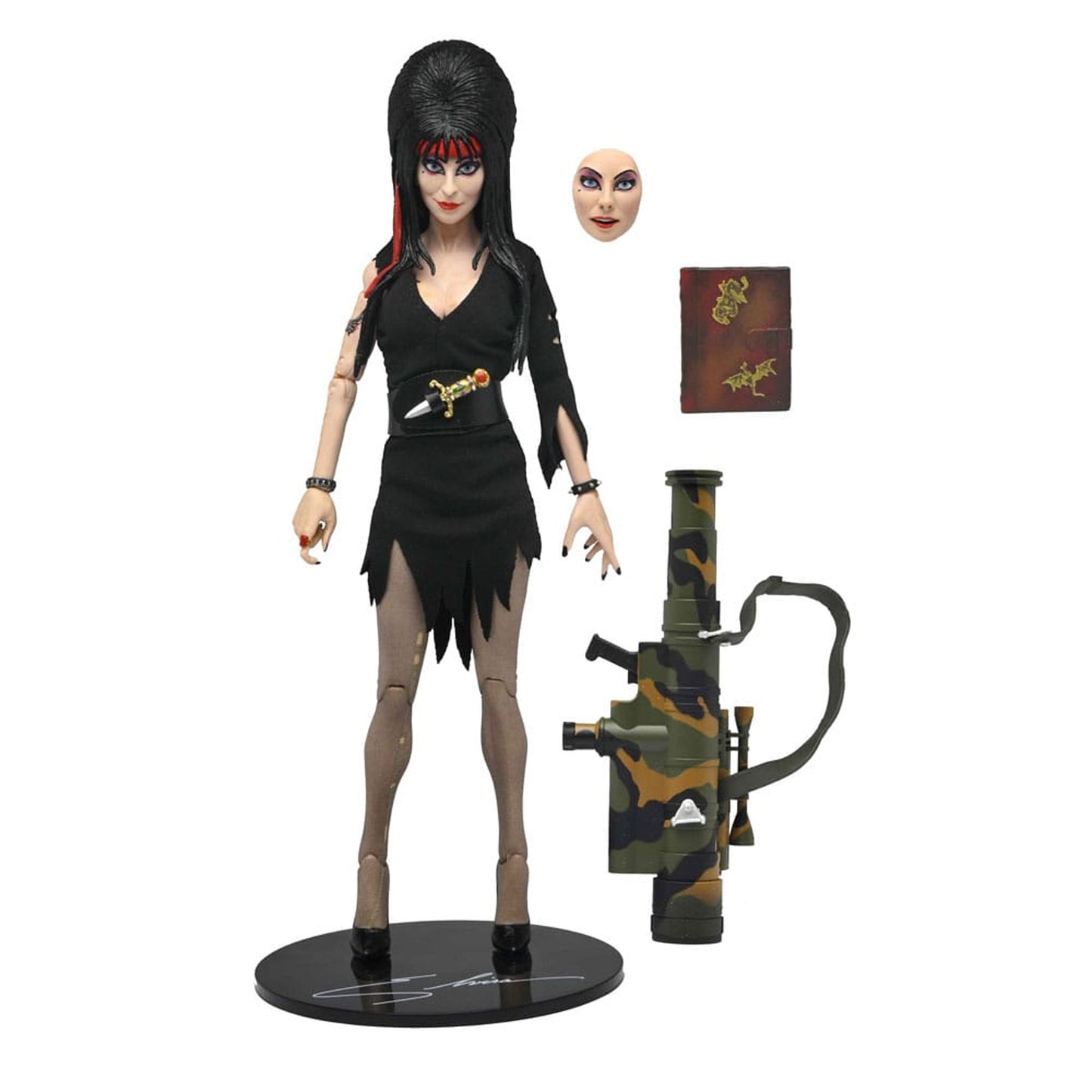 Elvira: Mistress of the Dark Clothed Action Figure Commando Elvira