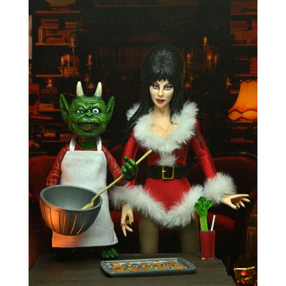 Mistress of the Dark Clothed Very Scary Xmas Elvira -Action Figuuri