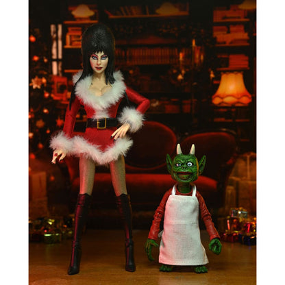 Mistress of the Dark Clothed Very Scary Xmas Elvira -Action Figuuri