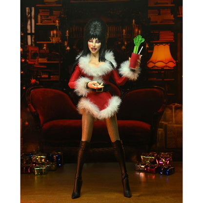 Mistress of the Dark Clothed Very Scary Xmas Elvira -Action Figuuri