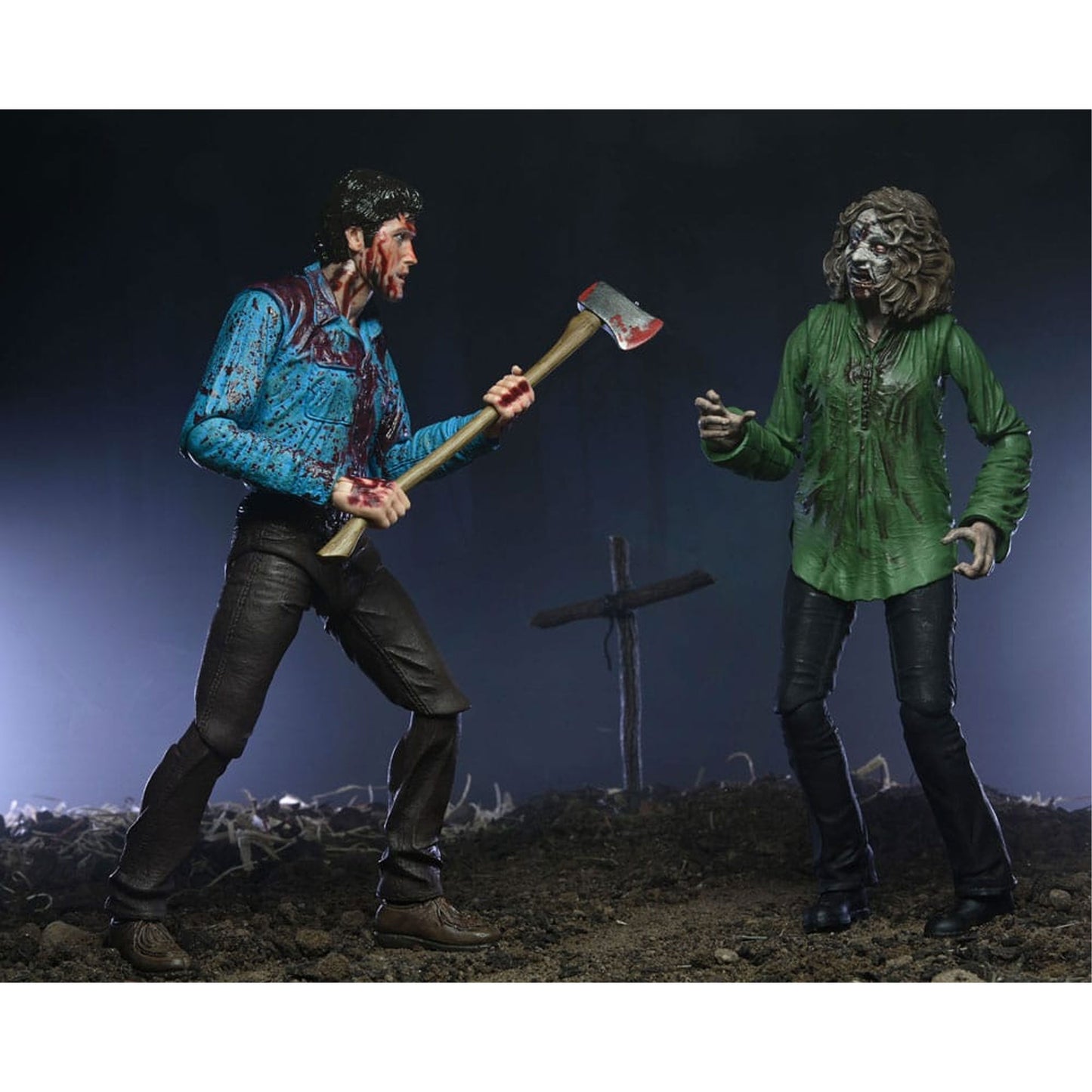 Evil Dead Ultimate Action Figure 2-Pack Bloody Ash & Cheryl Williams