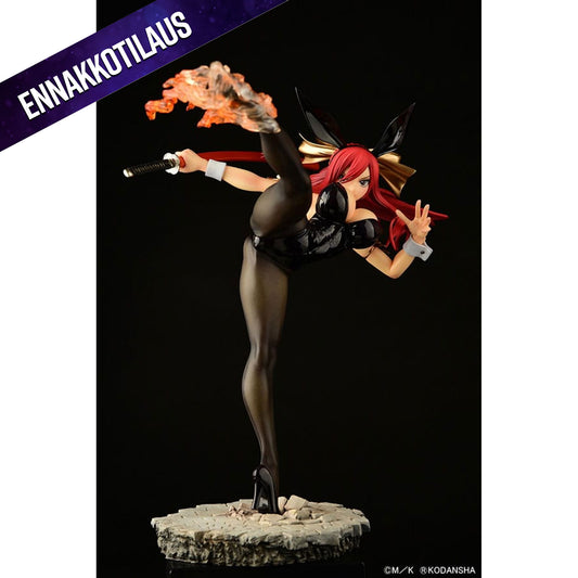 Fairy Tail 1/6 Erza Scarlet High Kick Black Bunny Ver.