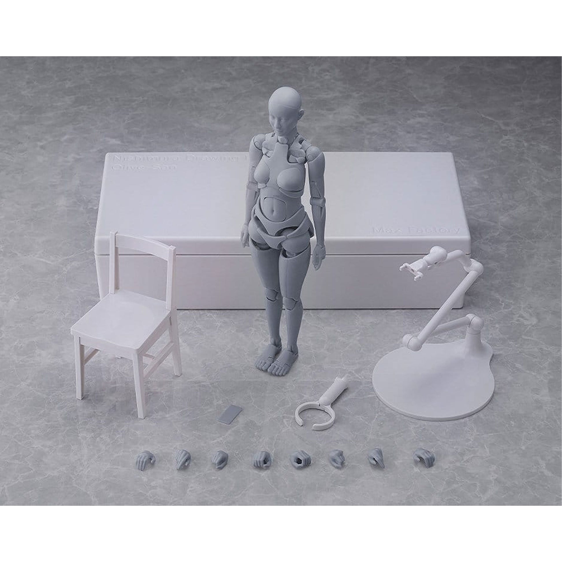Figma Nishimura Style Drawing Doll Olive Gray -Action Figure