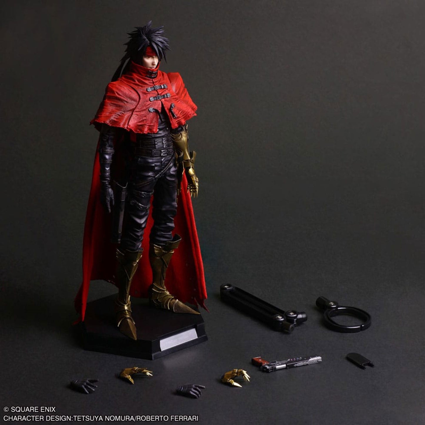 Final Fantasy VII Rebirth Play Arts Kai Action Figure Vincent Valentine