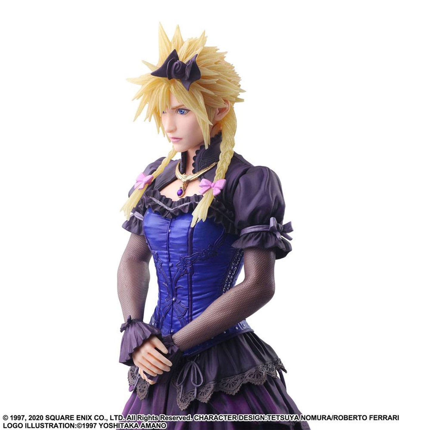 Final Fantasy VII Remake Static Arts Gallery Statue Cloud Strife Dress Ver.