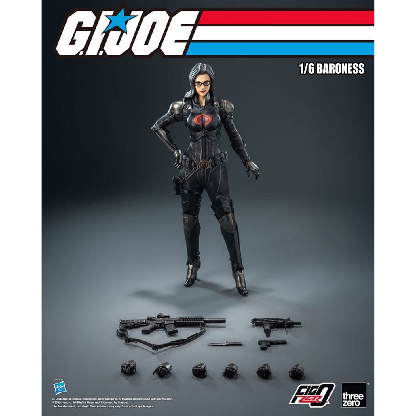 G.I. Joe FigZero Action Figure 1/6 Baroness