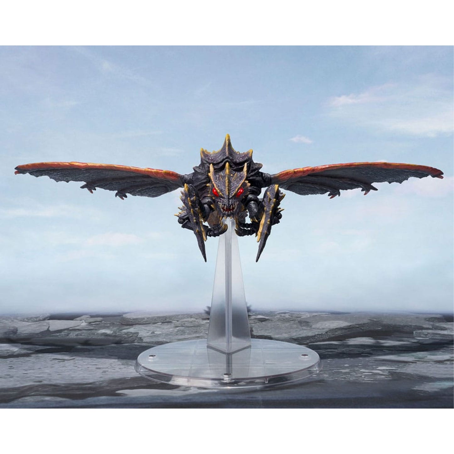Godzilla S.H. Monster Arts Action Figure Megaguirus Evolution Set